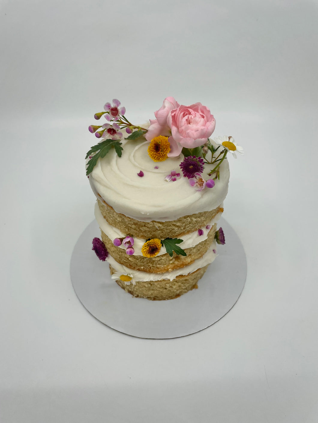 Naked Floral Cake